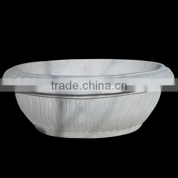 Cheap round stone bathtub for sale