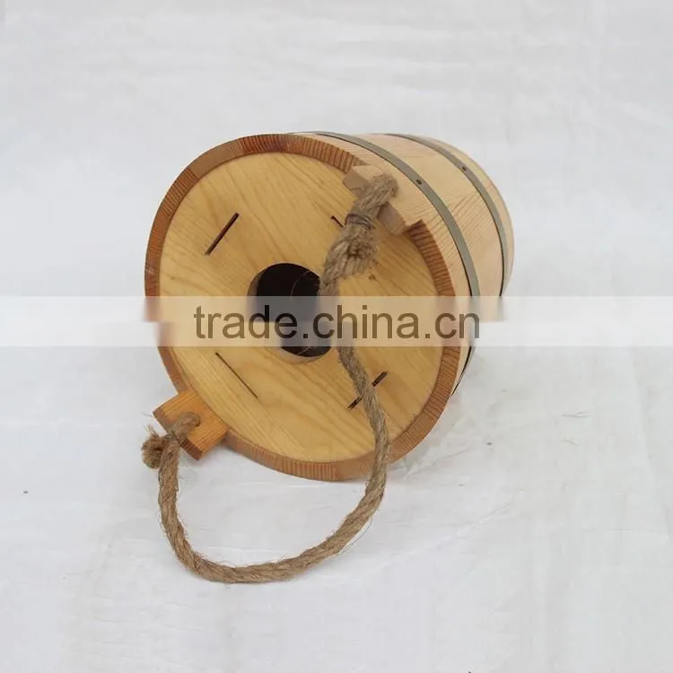 wooden ice bucket for beer