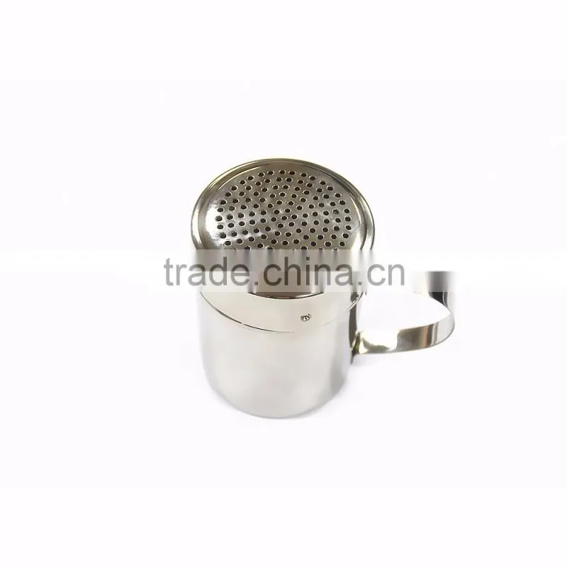 Stainless Steel Pepper Storage Jar With Handle