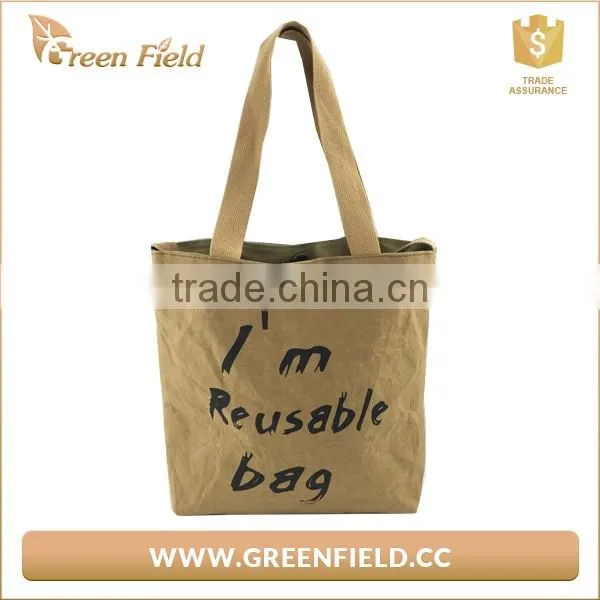 Kraft paper bag material paper shopping bag