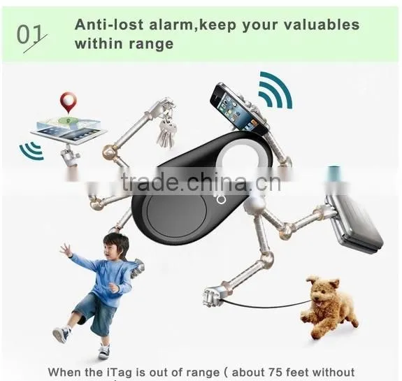 Best-selling Bluetooth Anti-lost alarm with self-portrait function / remote shutter
