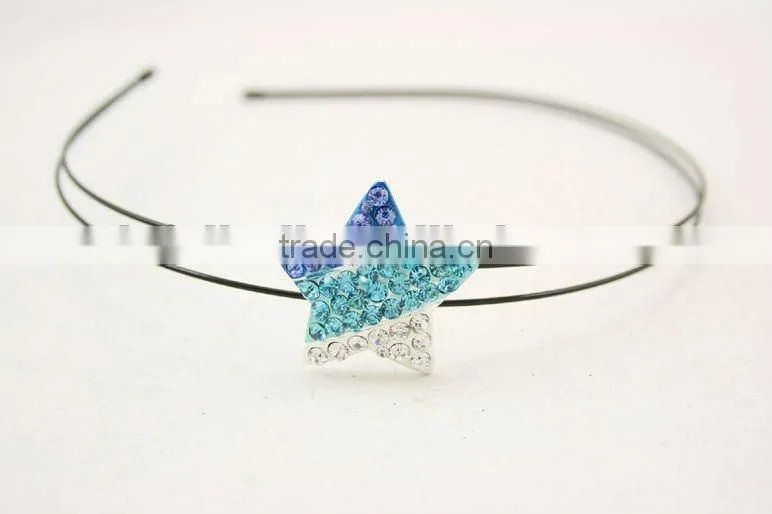 headbands with crystal star on sale kids hair decoration
