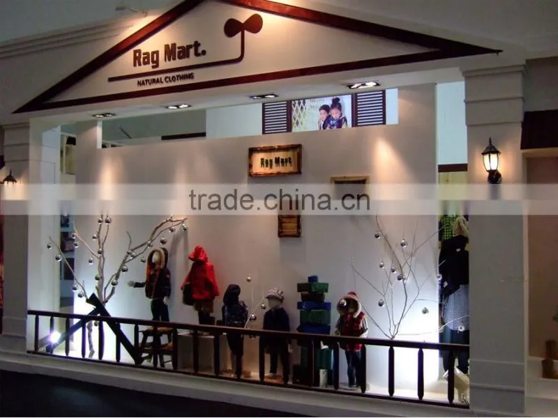 Window display tree for stores decoration