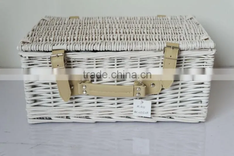 east flower basket cheap weave empty wicker picnic basket