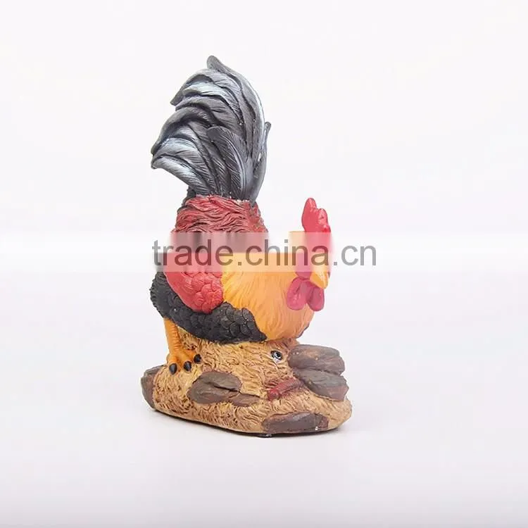 Yard art custom garden sculptures animal rooster statue
