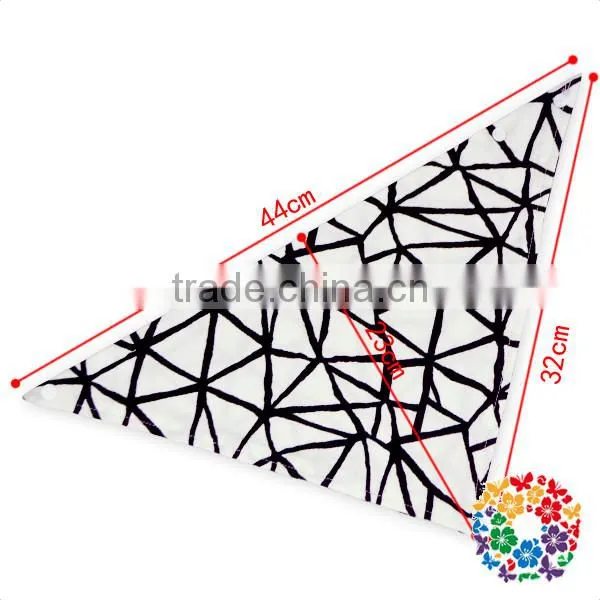 wholesale cartoon animal print bandana bibs, baby bandana drool bib with snap