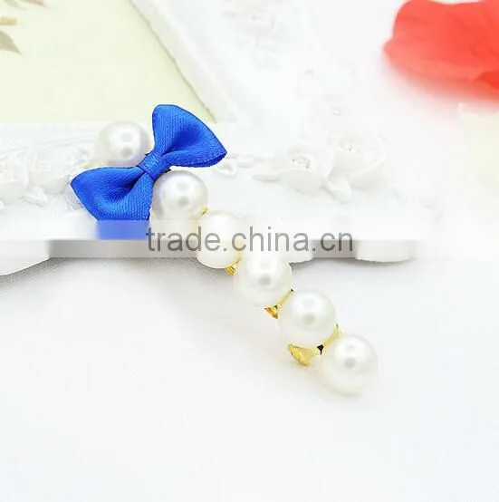 beautiful Crystal Pearl jewel Hair Clasp