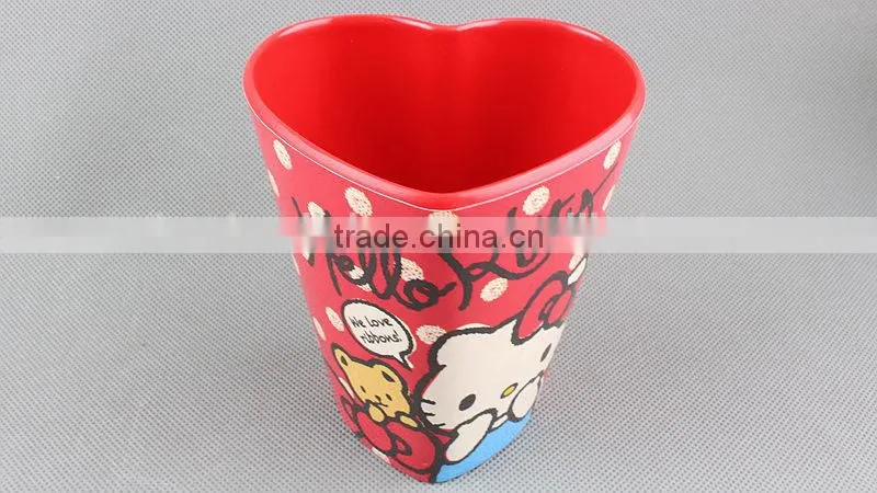 Plastic Square Flower Pot with white color