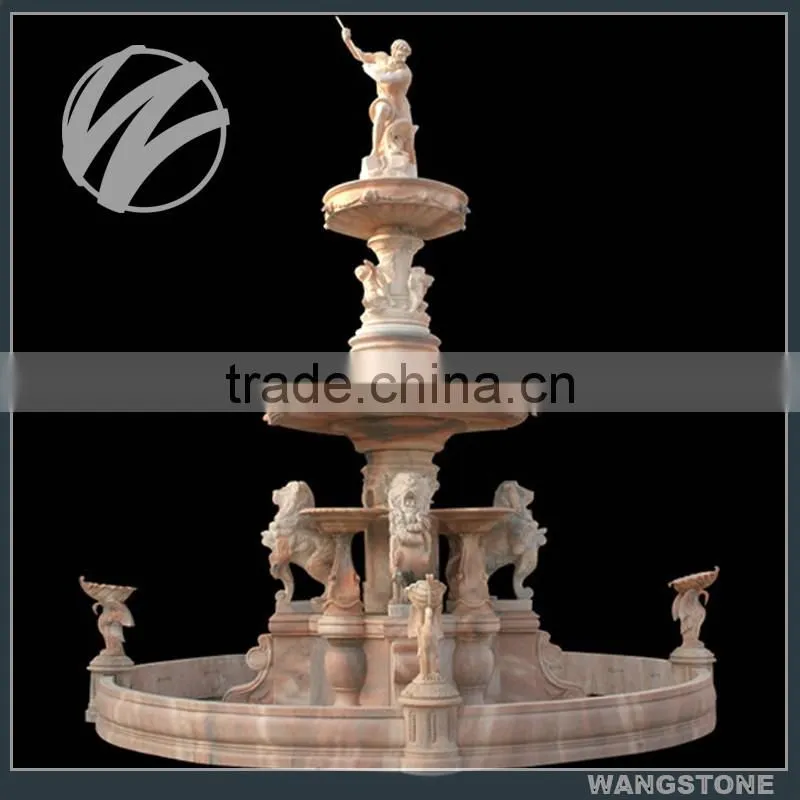 Decorative water fountain abstract modern sculpture