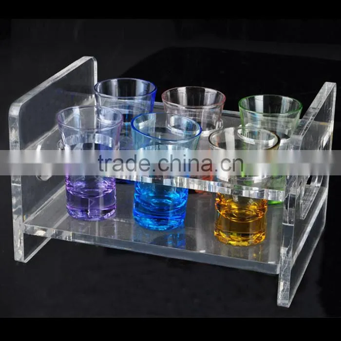 China Supplier Wholesale Stackable Handmade acrylic Commercial Wine rack