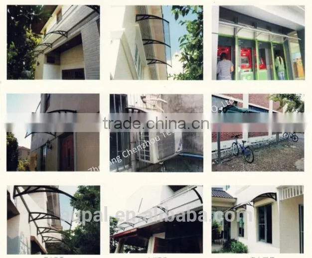 New arrival! plastic bracket door canopy, durable canopies,easy DIY window canopy