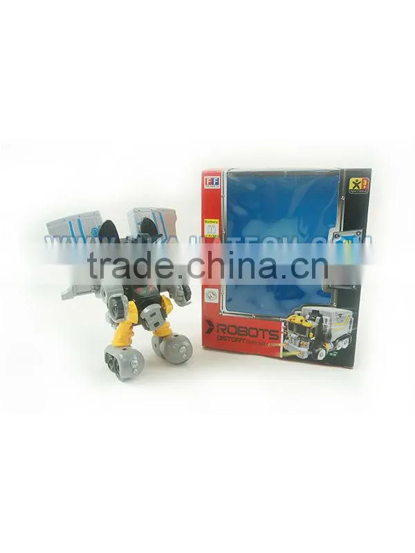 2 In 1 Robot Toys With Light and Music HJ115515 kids toy robot car