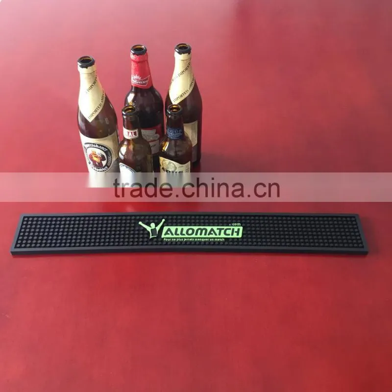 low price durable 3D logo pvc bar mat rubber bar mat