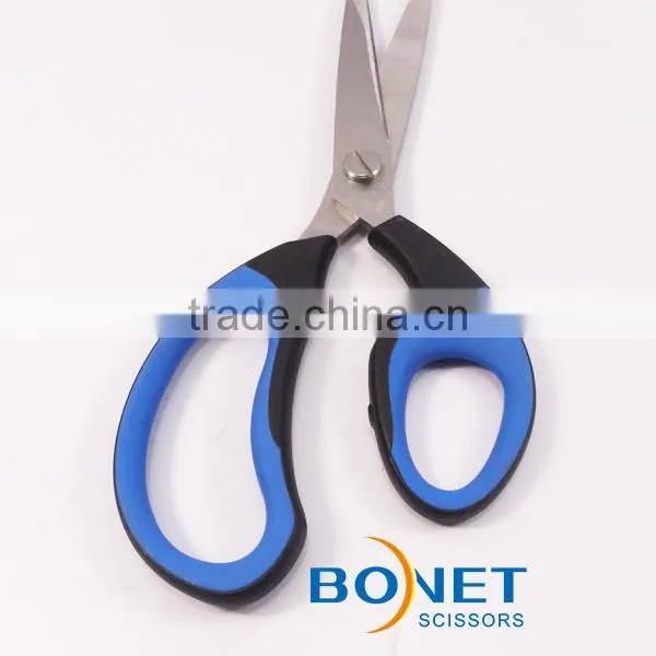 S66083 8'' Professional stationery wholesale from china Soft Grip Stationery Scissor