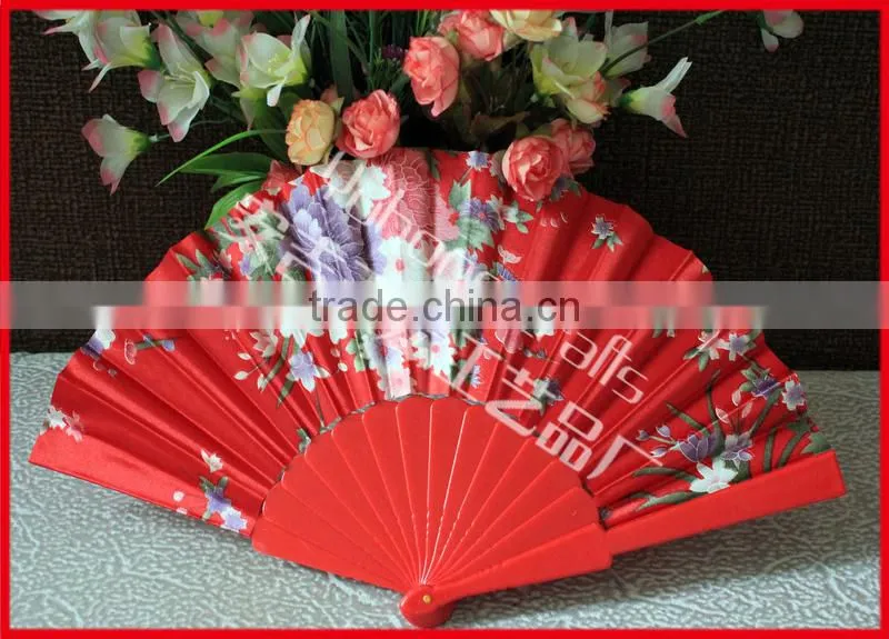 Promotional cloth advertising hand fan
