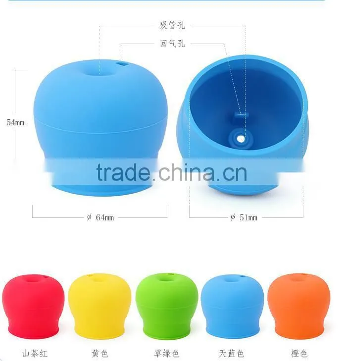 Rubber Silicone Cup Cover Food Grade Silicone Coffee Mug Cup Lids