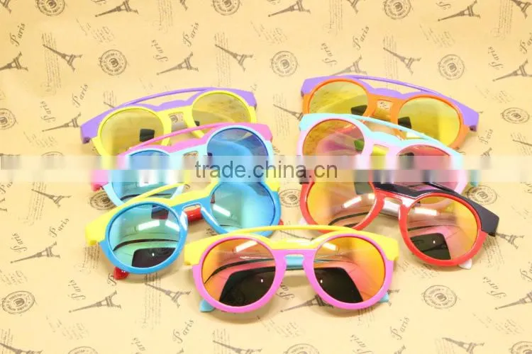 2015 New Fashion Kids Sunglasses Summer Plastic Sunglasses For Kids