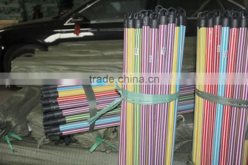 Low price plastic broom, plastic broom with wooden handle