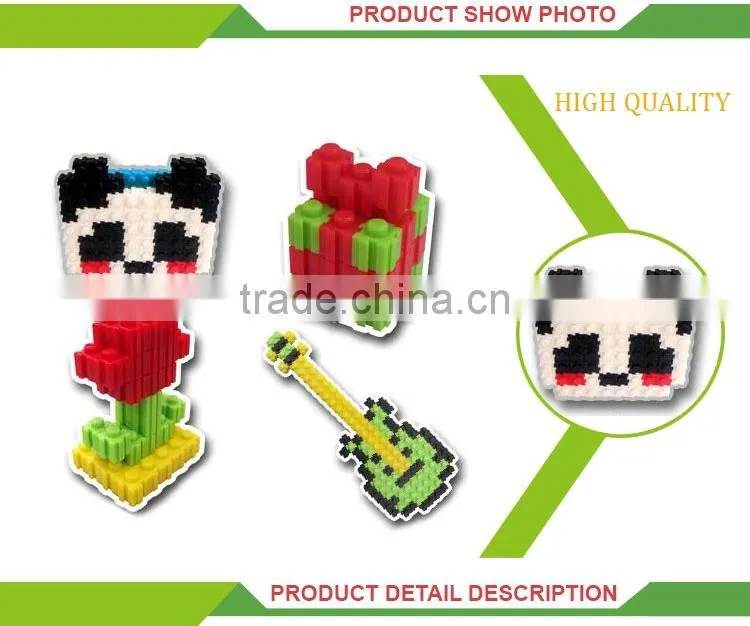 Latest building blocks plastic preschool educational toys