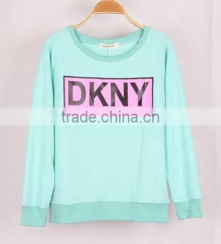 6 Colors Fluorescence Letter Print Hoodies Women Loose Sweatshirts Tracksuits