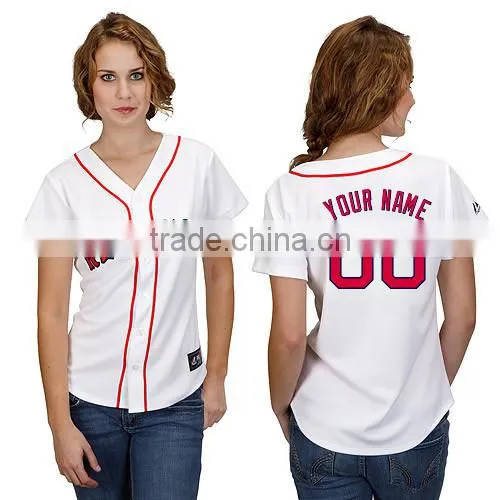 High Quality V Neck Cheap Blank Baseball Jersey Wholesale