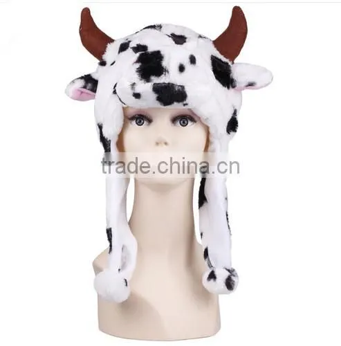 Warm Winter Long Eared Animal Hat Scarf Gloves Faux Fur Animal Hat Winter Animal Hat IN STOCK