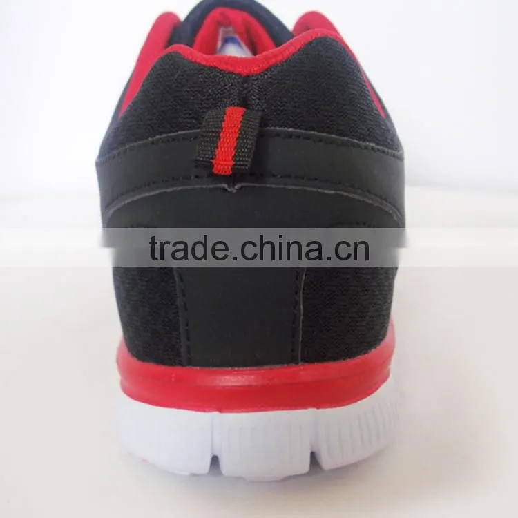 EVA outsole international black color good men's shoes made in china