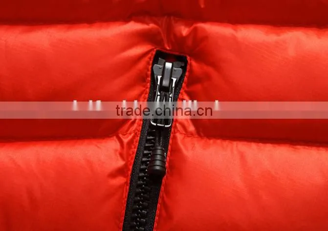 new design customize man quilted winter jacket thick warm down filled coats for men