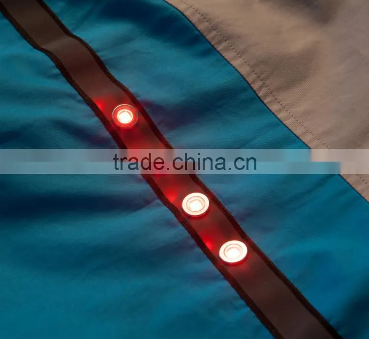 Kids safety USB rechargeable bright LED lights winter jacket kids