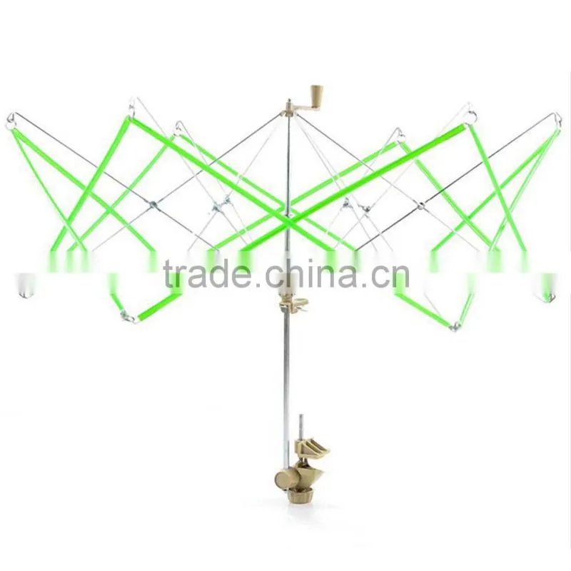 Knitting Umbrella Wool Yarn Winder Holder Green Plastic Wool Winder