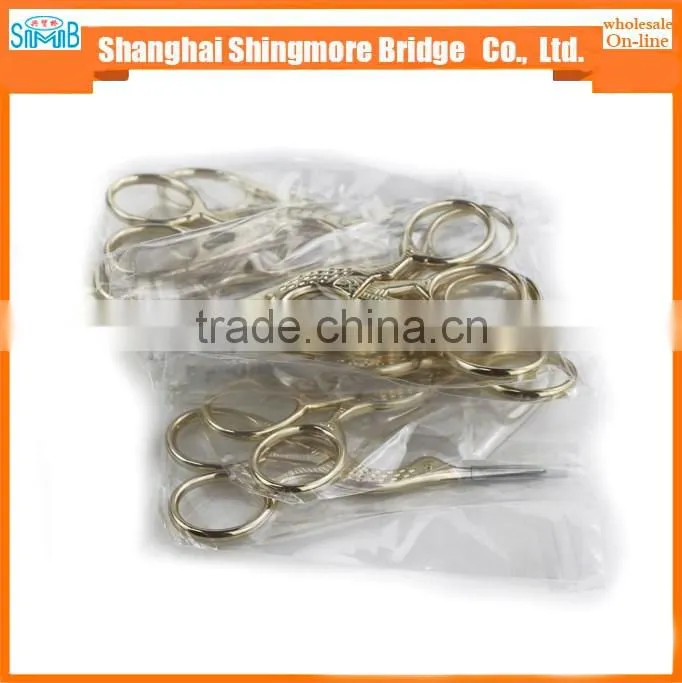2017 alibaba china supplier hot sales good quality overgild crane scissors with cheap price