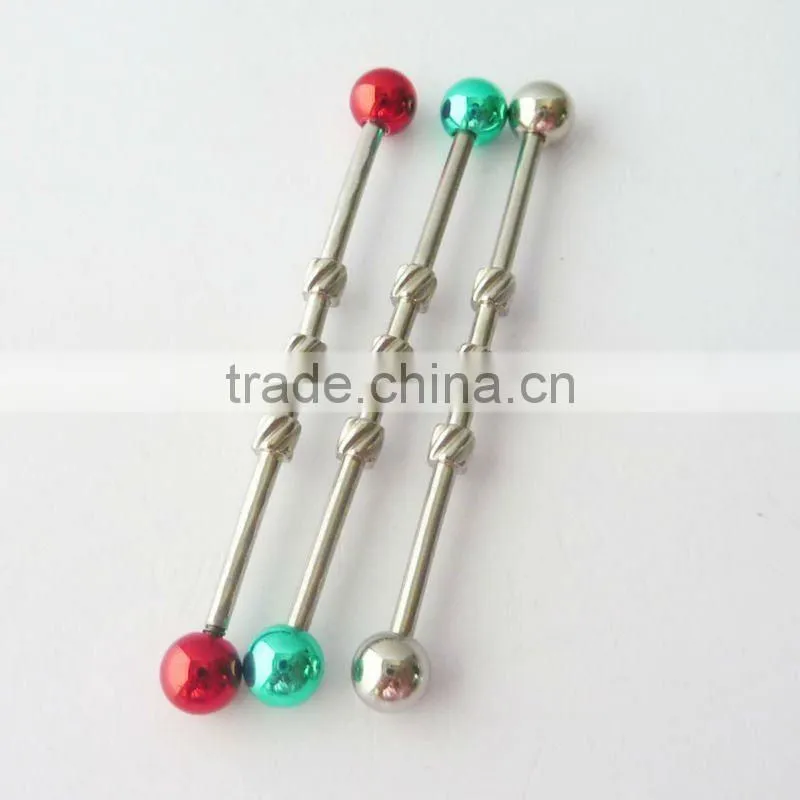 New Hot styles goblet industrial tongue barbell