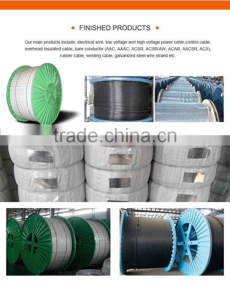 Aluminum conductor ABC cable AAC ACSR AAAC Service drop cable