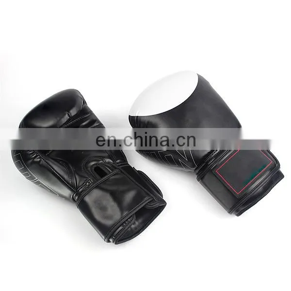 Cheap boxing equipment black custom boxing gloves oem