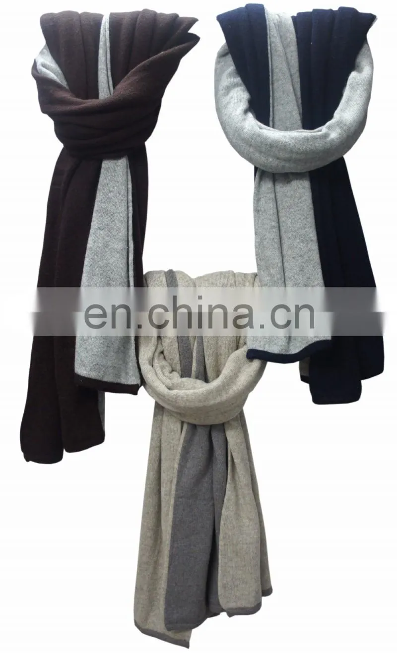 Double Face Plain Knitted Shawls, Stoles