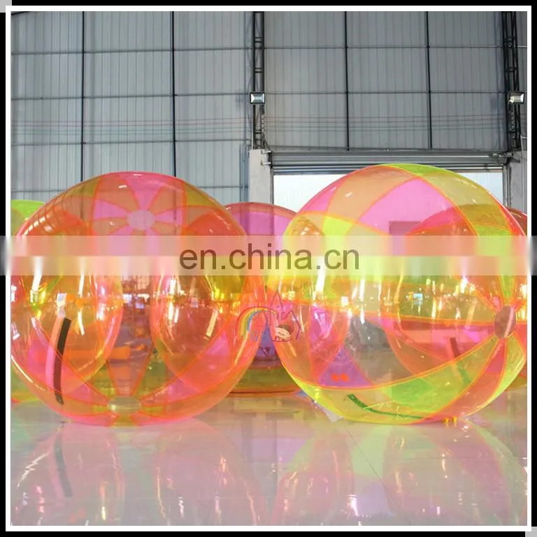 Hot sell inflatable water walking ball, inflatable water balloon, floating hamster water sphere from china manufacturer