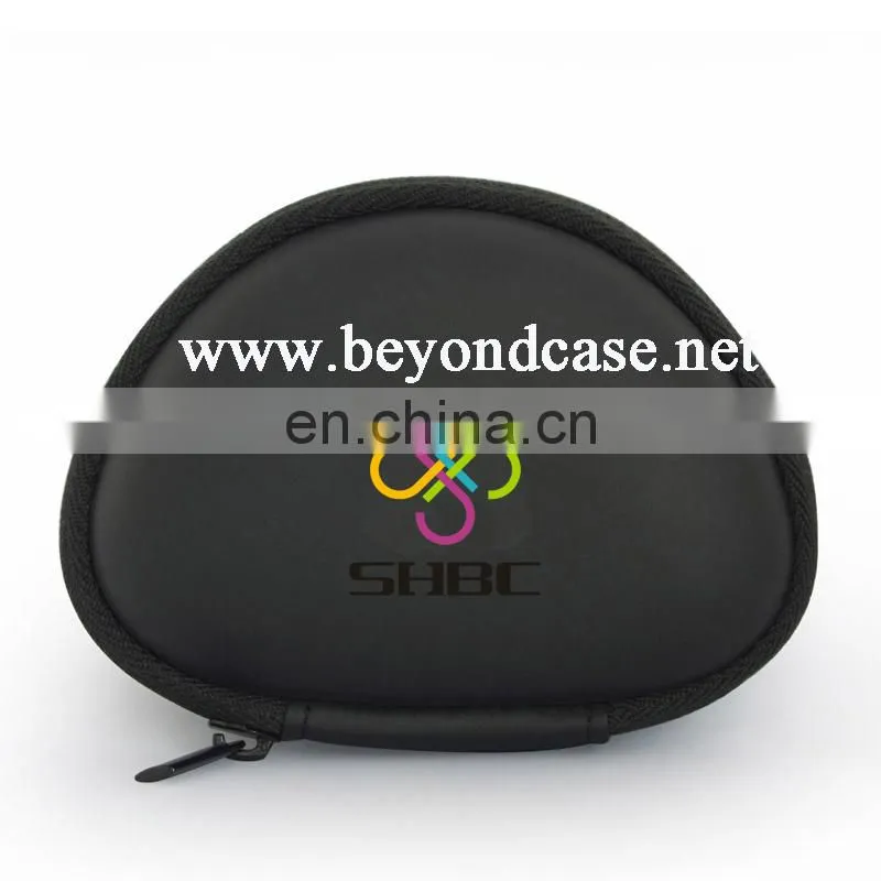 Handsfree Earset Case, Zippered Earbud Case, EVA Earphone hard Case
