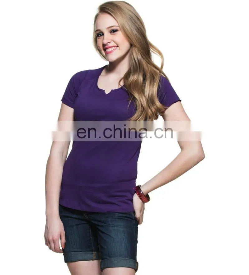 Blue Raglan Sleeve T-shirt Top quality cotton,female short sleeve raglan t shirt wholesale