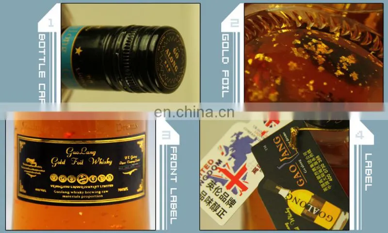 Wholesale 500ml whisky OEM custom hot sale