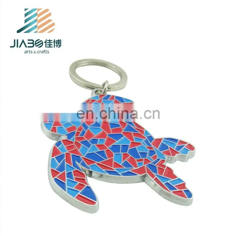 Jiabo custom make pom pom pokemon logo blank metal key chain