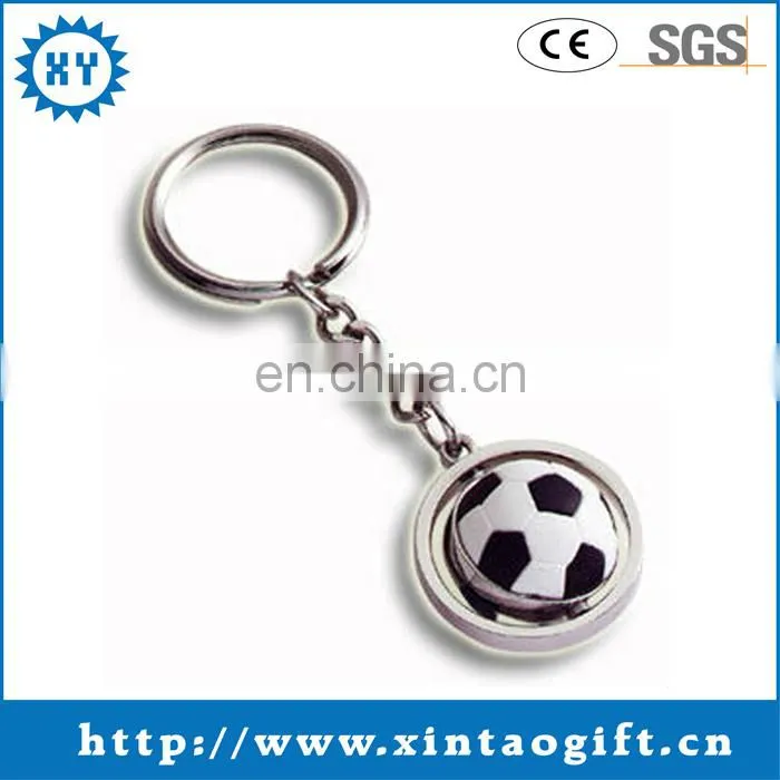Football soft pvc keychain for promotional gifts