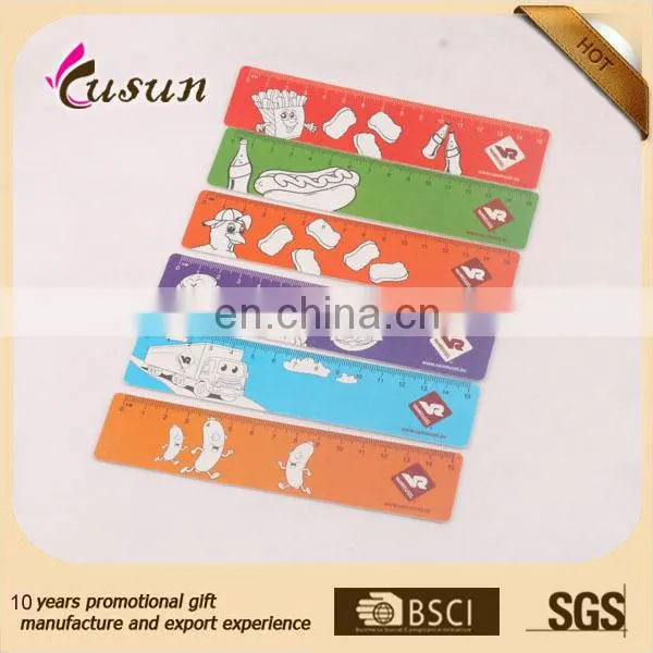 high quality plastic straight ruler with protractor