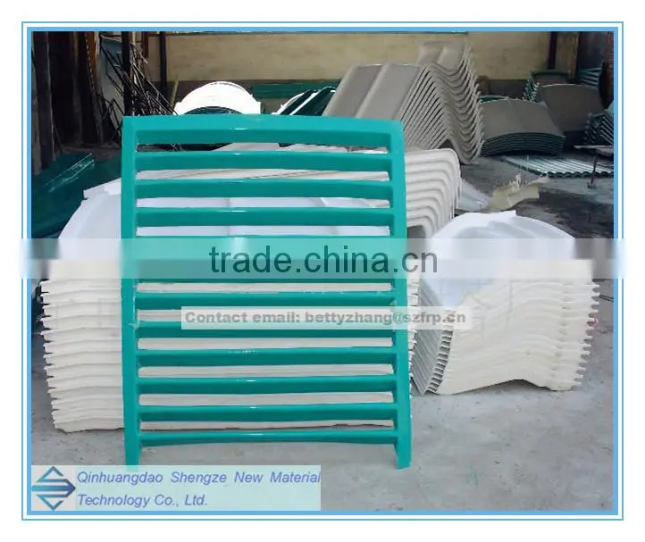 FRP mechanical draft cooling tower, GRP hand lay-up cooling box