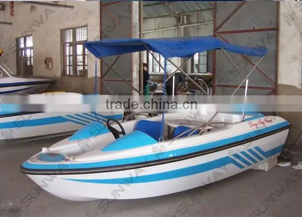 300W 500W Fibreglass electric boat