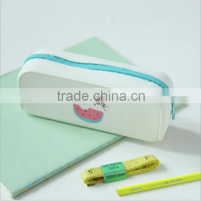 Stock!Silicone Pencil Bag School Office Silicone Pen Cases / Wholesale Colorful Pencil Bag