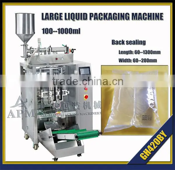Large volume ketchup filling and packaging machine