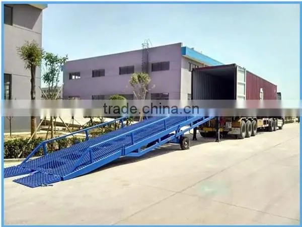 hydraulic container loading platform truck ramps