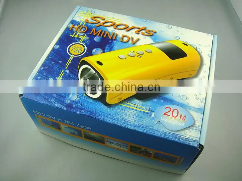 HD 720P Sports Car DVR 20M Waterproof Car DVR HD