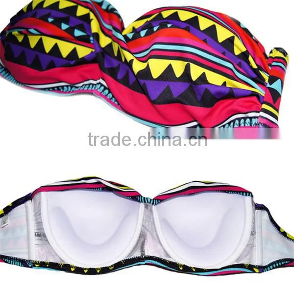 2016 New Sexy Push Up Padded Swimsuit Bikini Brazilian Biquini