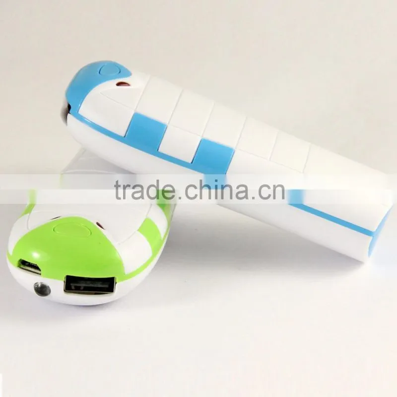 Animal power bank 2600mah emergence charger